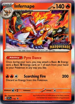 Infernape - 116 Pokemon TCG SV: Scarlet & Violet Promo Cards Promo NM - Image 1