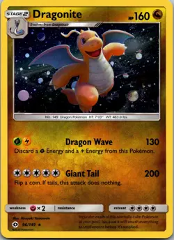 Dragonite - 96/149 (Cosmos Holo) 096/149 Pokemon TCG Miscellaneous Cards & Produ - Image 1