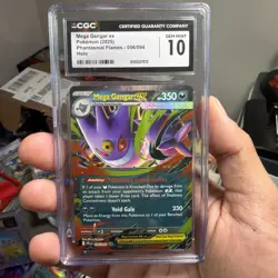 Mega Gengar ex 056/094 - Phantasmal Flames Pokemon Card - CGC 10 Gem Mint - Image 1