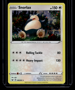 Snorlax Cosmos Holographic Rare Promo 140/202 Sword & Shield SWSH Holo Card - Image 1