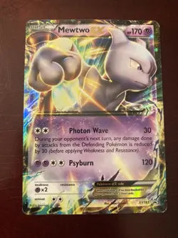 Mewtwo EX XY183 Black Star Promo Ultra Rare Holo Pokemon TCG Card - Image 1