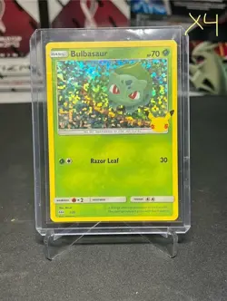 Pokemon TCG Bulbasaur 1/25 Holo McDonald’s Promo 25th Anniversary 2021 NM Card - Image 1