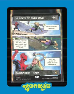 The Death of Gwen Stacy (Borderless) Marvel's Spider-Man Regular NM R 0223 - Image 1