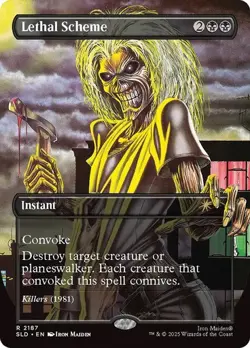 1X NM Lethal Scheme Foil Secret Lair x Iron Maiden - Image 1