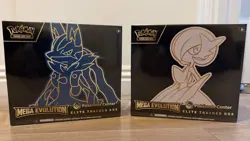 Pokemon Mega Evolutions Pokemon Center ETB PAIR Gardevoir And Lucario - SEALED! - Image 1