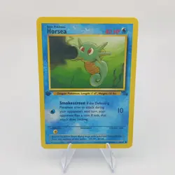 Horsea 49/62 1st Edition Pokemon Fossil Set Vintage | NM - Image 1