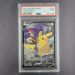 Pokemon Lost Origin Pikachu V PSA 9 TG16/TG30 SWSH Holo - Image 1