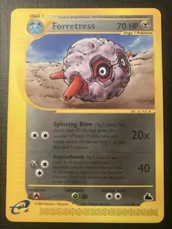 Forretress 9/144 Pokemon Skyridge 2003 Common LP - Image 1