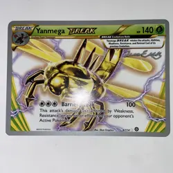 Pokemon 2016 World Championships XY Steam Siege Yanmega BREAK 8/114 - NM "DB" - Image 1