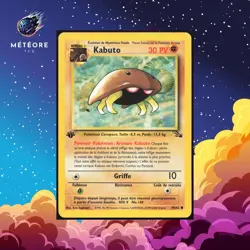 Carte Pokemon Kabuto 50/62 Edition 1 Fossile Wizards Francais - Image 1