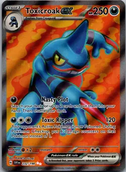 Toxicroak ex - 232/198 Pokemon TCG SV01: Scarlet & Violet Base Set Ultra Rare NM - Image 1
