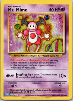 Mr. Mime 013/034 Pokemon TCG Classic Collection NM - Image 1