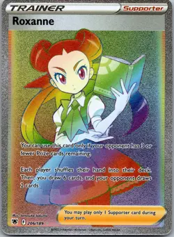 Roxanne (Secret) 206/189 Pokemon TCG SWSH10: Astral Radiance Secret Rare NM - Image 1