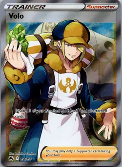 Volo (Full Art) 151/159 Pokemon TCG Crown Zenith Ultra Rare NM - Image 1