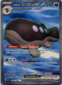 Paldean Clodsire ex - 244/193 Pokemon TCG SV02: Paldea Evolved Ultra Rare NM - Image 1