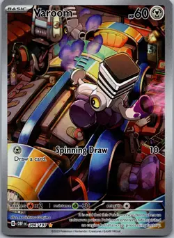 Varoom - 206/197 Pokemon TCG SV03: Obsidian Flames Illustration Rare NM - Image 1