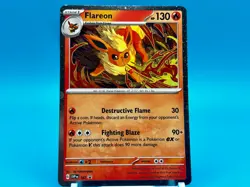 Flareon #167 Rare Near Mint Pokemon Scarlet Violet Cosmos Holo Black Star TCG - Image 5