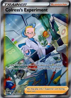 Colress's Experiment GG59/GG70 Pokemon TCG Crown Zenith: Galarian Gallery Ultra - Image 1
