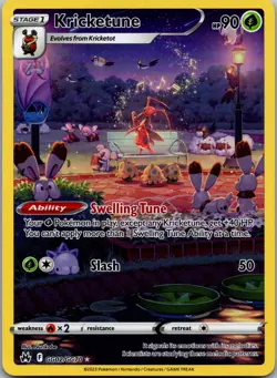 Kricketune GG02/GG70 Pokemon TCG Crown Zenith: Galarian Gallery Ultra Rare NM - Image 1