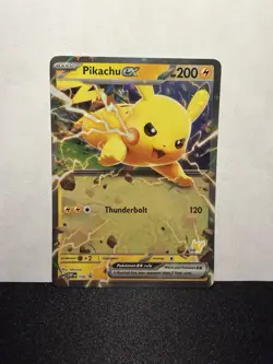 Pokemon TCG Pikachu ex SVP 106 Battle Academy 2024 Black Star Promo - Image 1