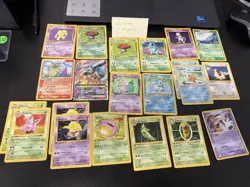 Vintage Pokemon TCG Holo Rare Lot - MP/HP - WOTC Era Collection - Image 1