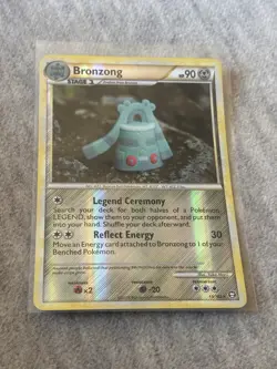 Pokemon TCG HGSS Triumphant Bronzong 15/102 Reverse Holo Rare MP - Image 1