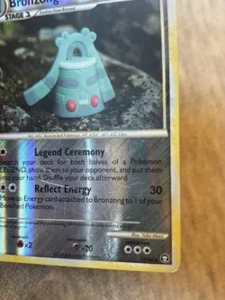 Pokemon TCG HGSS Triumphant Bronzong 15/102 Reverse Holo Rare MP - Image 3
