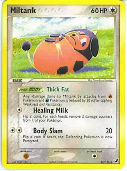 2x (UNSEEN-042) Miltank (U) Pokemon EX Unseen Forces Card # 42 - Image 1