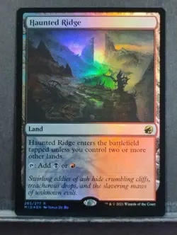Haunted Ridge; Foil; Innistrad: Midnight Hunt - Image 1