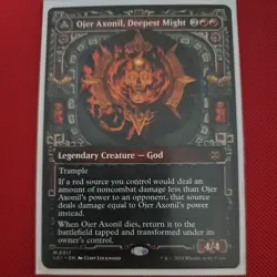 Ojer Axonil, Deepest Might (Showcase) M The Lost Caverns of Ixalan # 317 NM Norm - Image 1