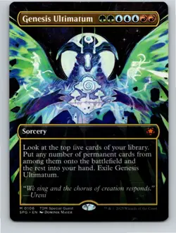 Magic the Gathering Genesis Ultimatum Borderless Special Guests MTG Free Ship! - Image 1
