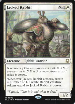 MTG Jacked Rabbit (9) | NM | Commander: Bloomburrow {BLC} - Image 1