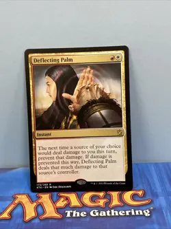 Deflecting Palm Khans of Tarkir Regular Mtg Tcg - Image 1