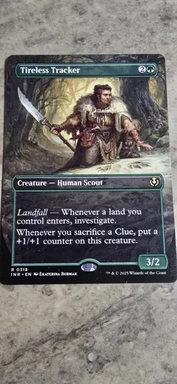 Tireless Tracker (Borderless) Innistrad Remastered Regular Rare MTG NM - Image 1