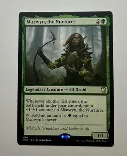 Marwyn The Nurturer Kaldheim Commander #068 NM MTG - Image 1