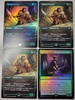 4x Tireless Tracker -1 BLess Foil, 2 BLess, 1 Foil INNISTRAD REMASTERED mtg NM/M - Image 1