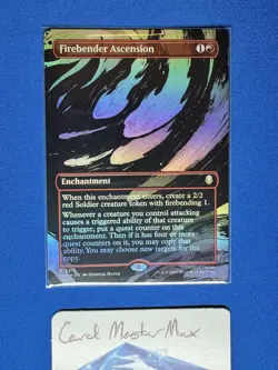 Firebender Ascension (Borderless) Avatar: The Last Airbender 312 Foil NM - Image 1