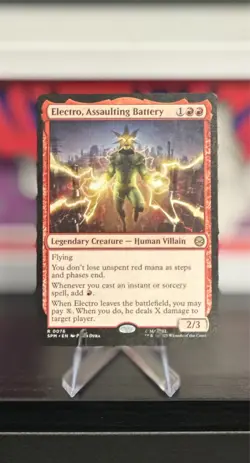 MTG Spider-Man R Electro, Assaulting Battery #0076 - Image 1