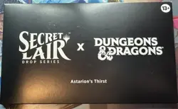 MTG Secret Lair D&D Astarion's Thirst Baldur's Gate 3 Non Foil Sealed - Image 1