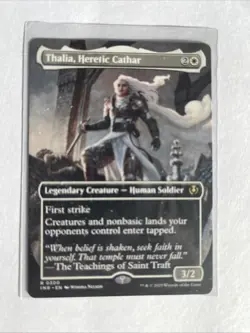 Thalia, Heretic Cathar (Borderless) Innistrad Remastered MTG NM - Image 1