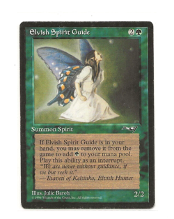 ELVISH SPIRIT GUIDE English MP / VG Magic Alliances MTG Magic - Image 1