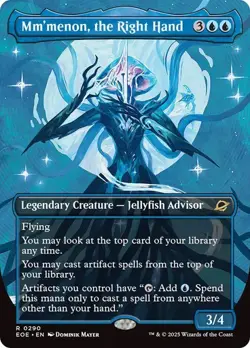 MTG - Mm'menon, the Right Hand - Borderless - Edge of Eternities - Magic - Image 1
