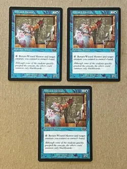 3x Wizard Mentor - Urza's Saga - Magic The Gathering NM/M (Never Played) - Image 1