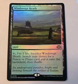 Windswept Heath - Modern Horizons 3 - Foil - NM - MTG - Image 1