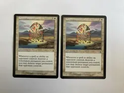 2X Played MTG Magic The Gathering Karmic Justice Odyssey Rare Card - Image 1