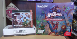 MTG AVATAR COLLECTOR + FINAL FANTASY PLAY + SPIDER-MAN SCENE BOX LOT - Image 1