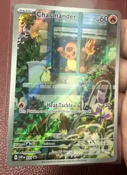 Pokemon Charmander TCG Scarlet & Violet Promo 044 Full Art Holo Card - Image 2