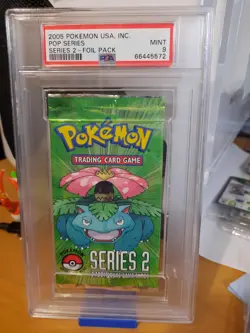 2005 Pokemon Pop Series 2 SEALED Booster PACK PSA 9 MINT 66445572 - Image 1