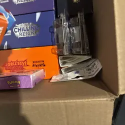 Large Lot Of Pokemon Empty Tins And ETBs! Some Vintage - Image 3
