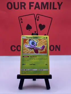 Shining Celebi SM79 Sun and Moon Promo Pokemon TCG Holo 2017 HP - Image 1